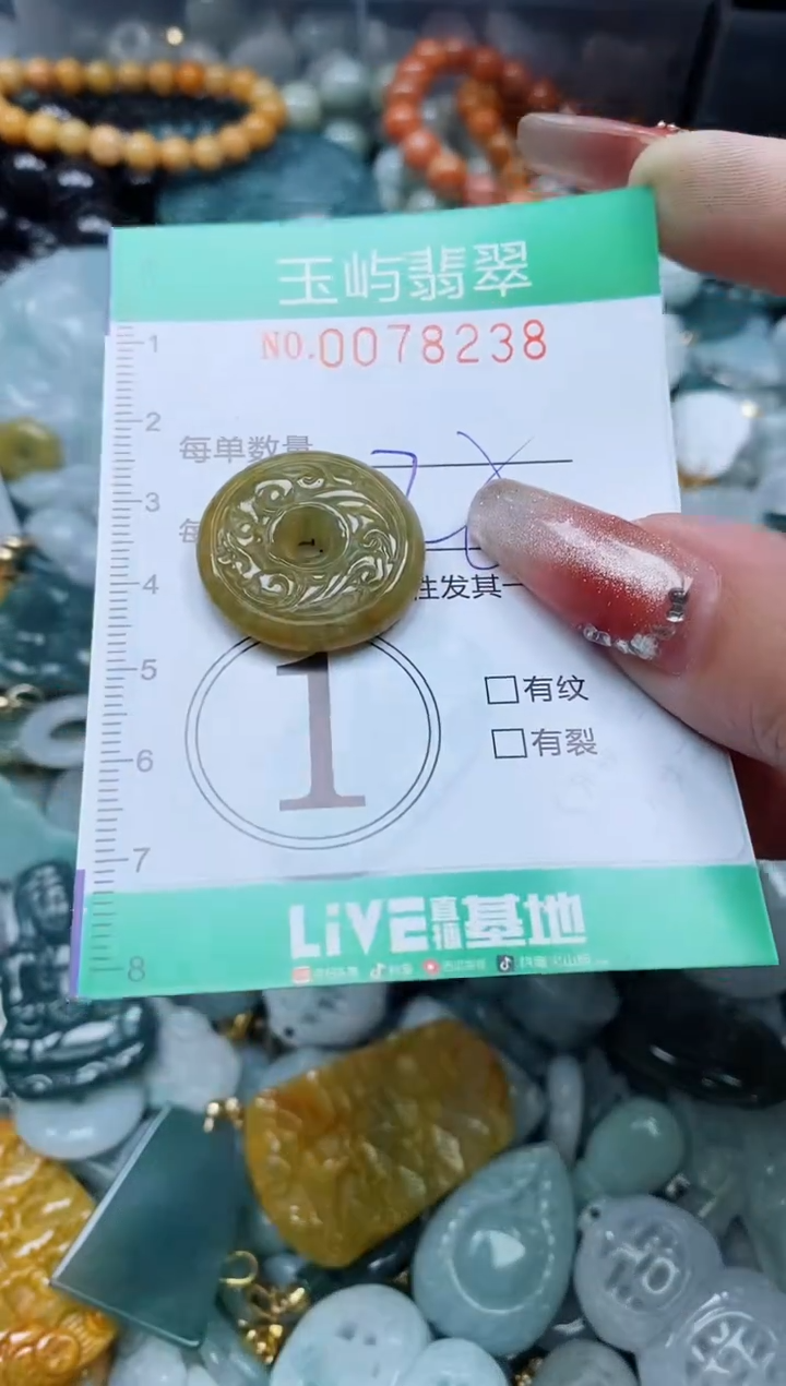 【闪购商品】翡翠颈饰未镶嵌闪购0078238