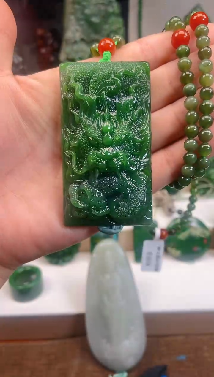 和田玉未镶嵌挂件1