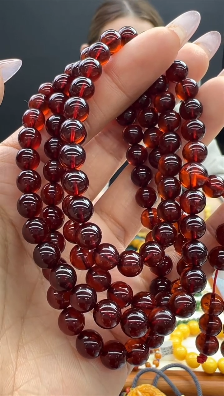 【闪购商品】琥珀颈饰未镶嵌664秒拍号