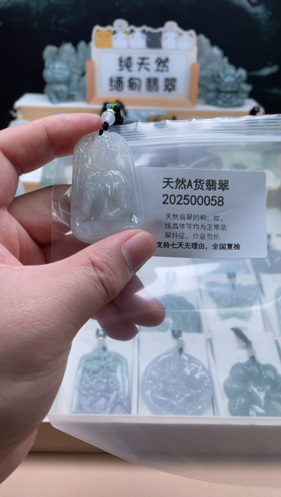 颈饰未镶嵌翡翠翠峰翡翠202512090058