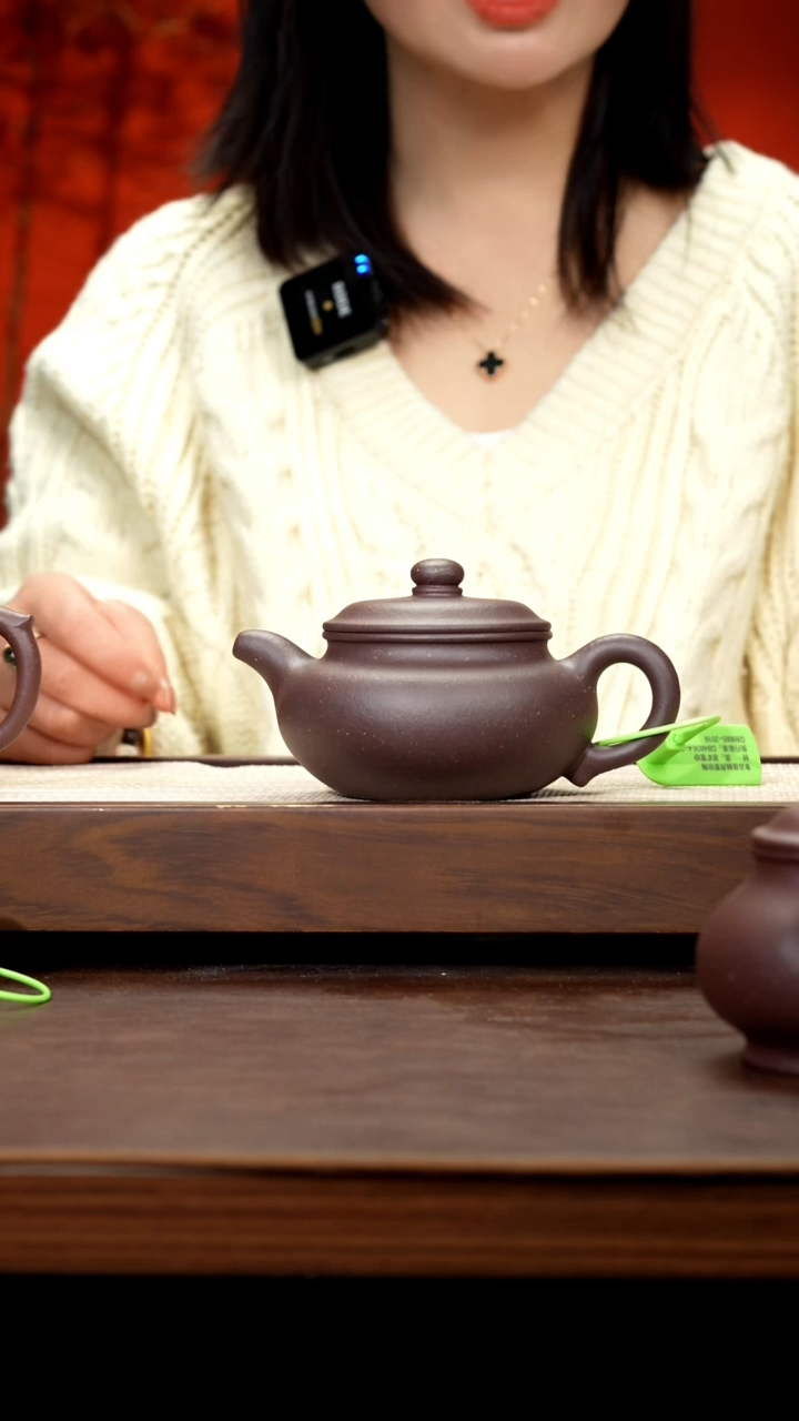 【闪购商品】紫砂茶壶黄龙山深井老紫泥仿古240cc左右