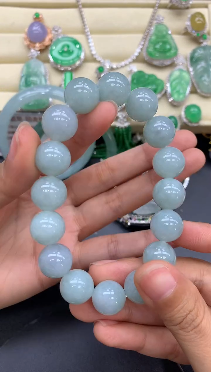 【闪购商品】翡翠手串未镶嵌84-中国好珍宝