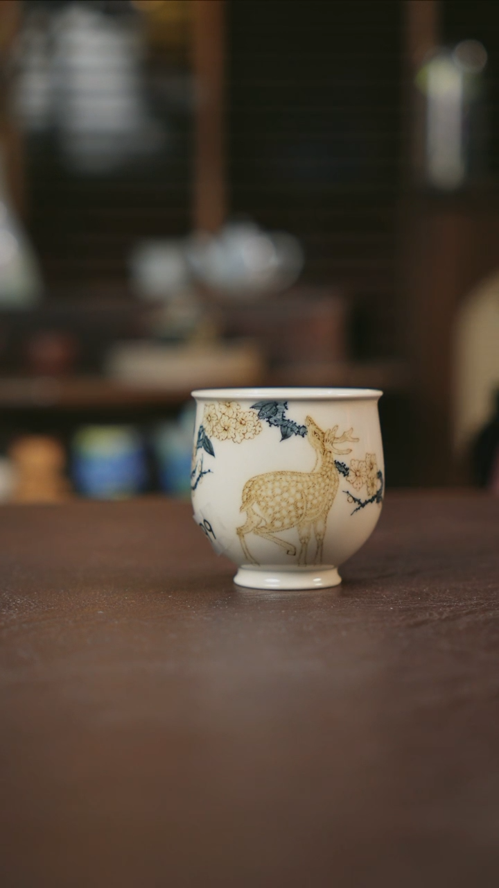 【闪购商品】杯景德镇陶瓷杯碗柴烧