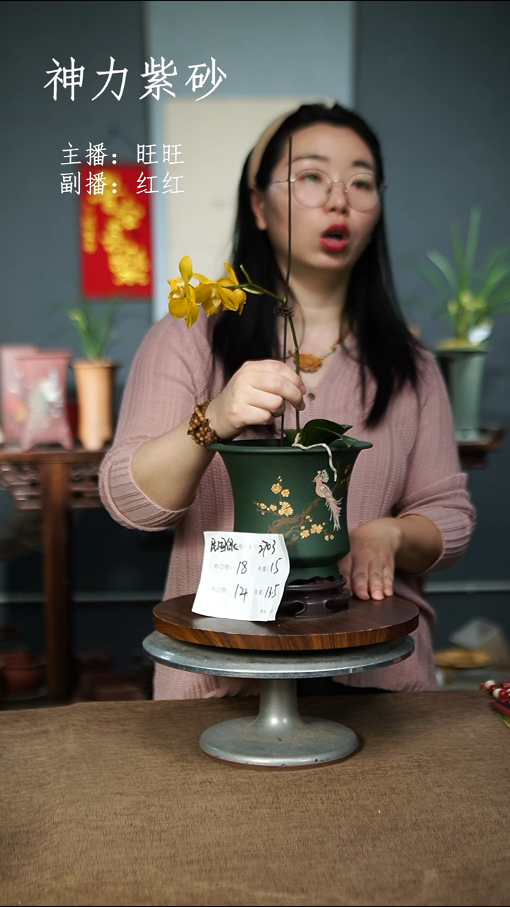 2703+S  紫砂花盆
