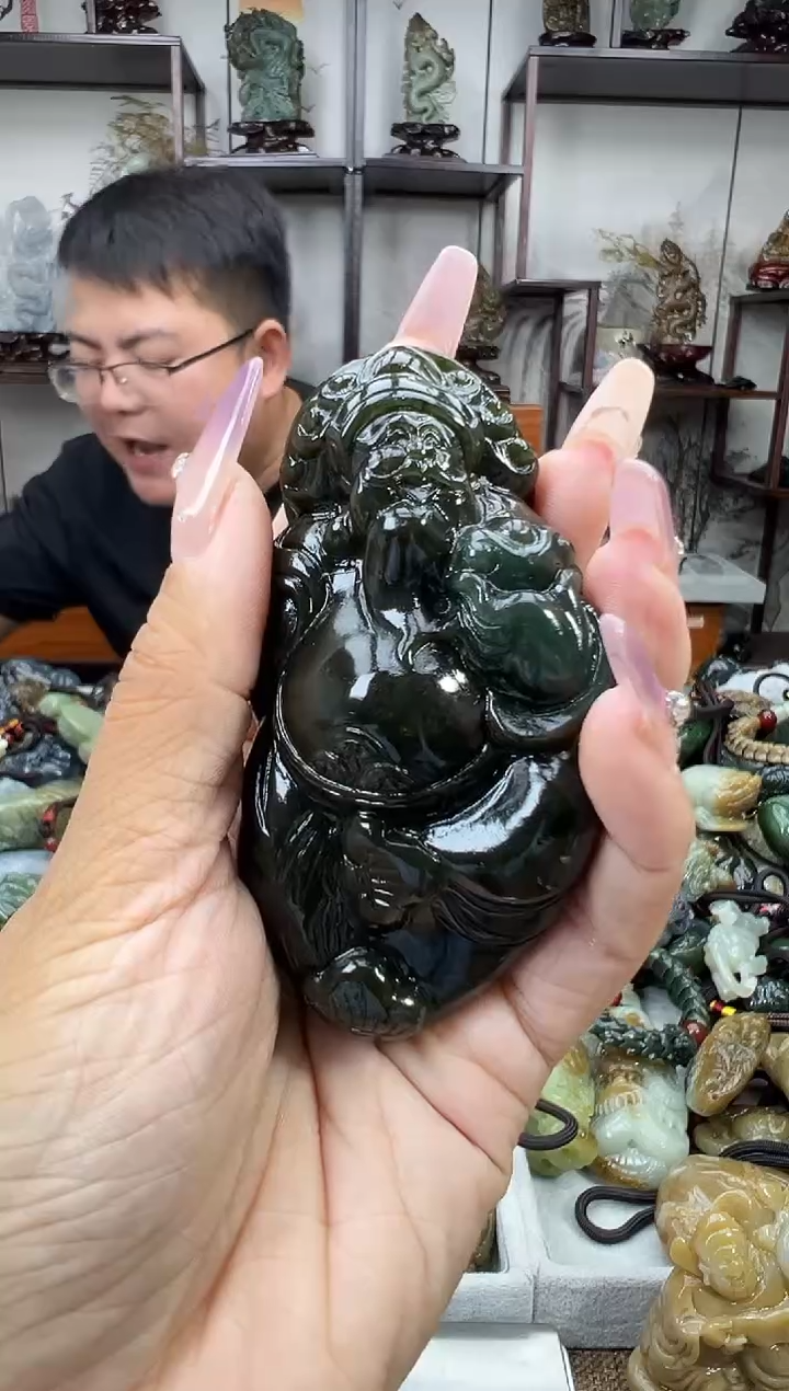 和田玉未镶嵌把件201