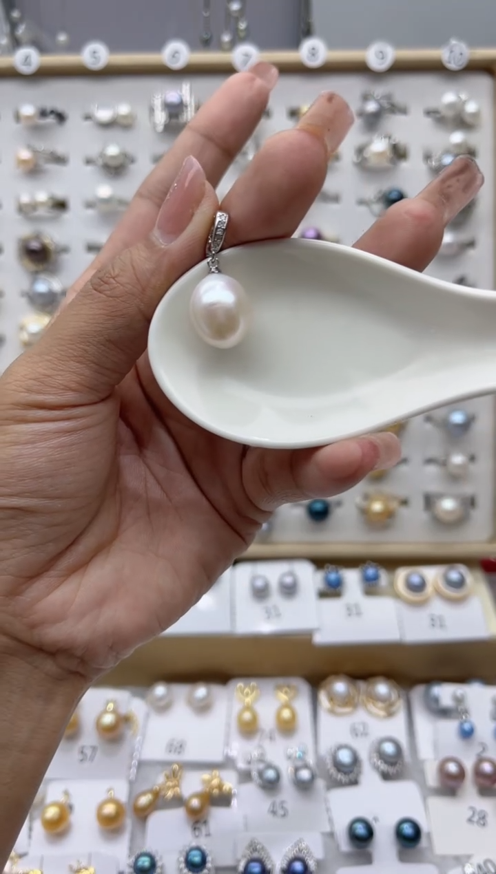 【闪购商品】淡水珍珠戒指合金48