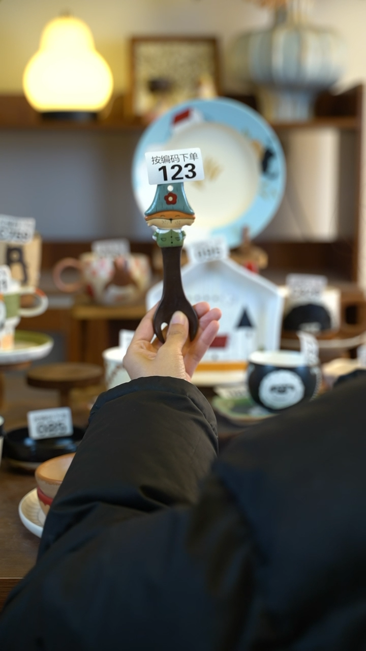 摆件陶123 阿满屋手工手作陶瓷 