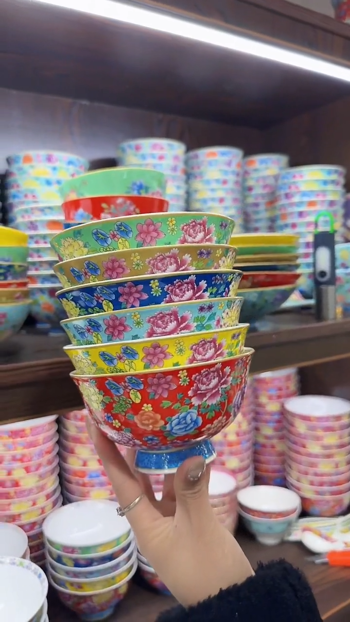 【闪购商品】瓷片5英寸饭碗6个景德镇陶瓷