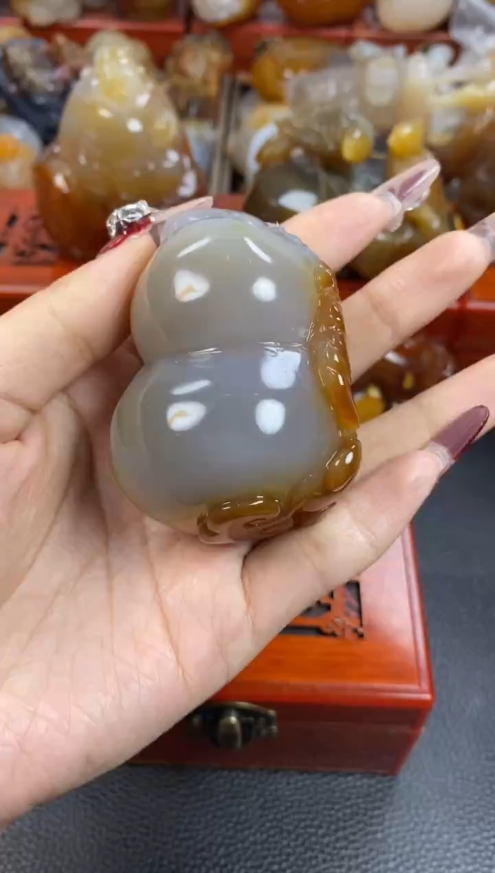 【闪购商品】玛瑙/玉髓手把未镶嵌1