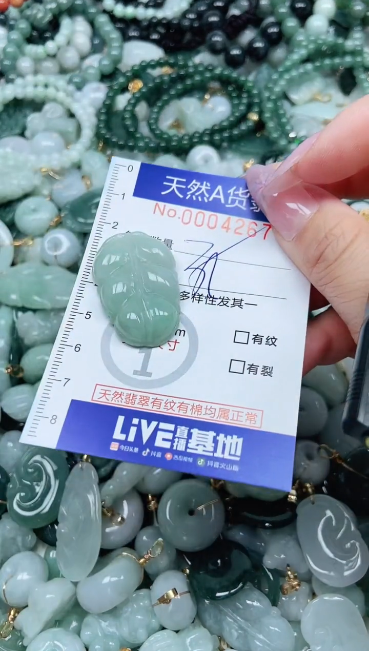 翡翠未镶嵌吊坠(不含链)翡翠