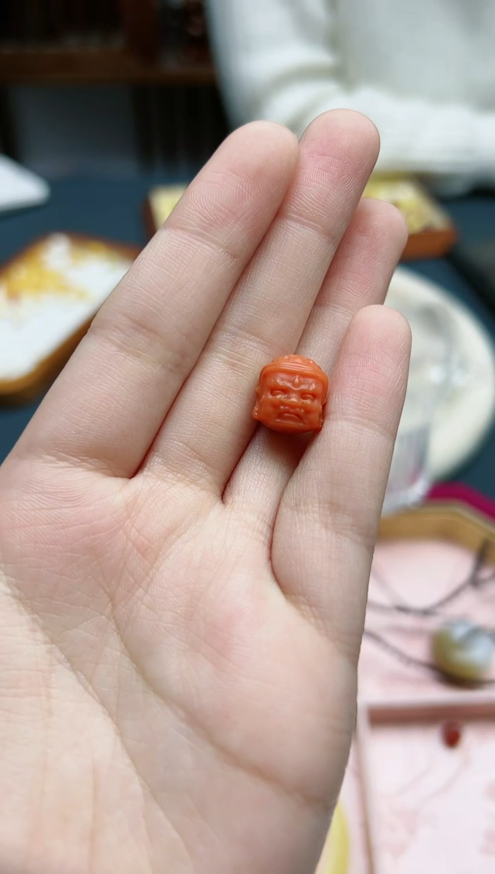 【闪购商品】南红玛瑙配饰未镶嵌南红大黑天配饰*1 CS