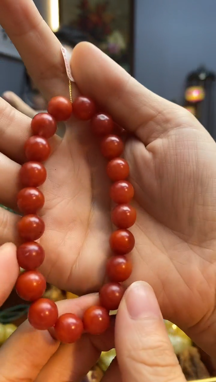 未镶嵌手串南红玛瑙手串