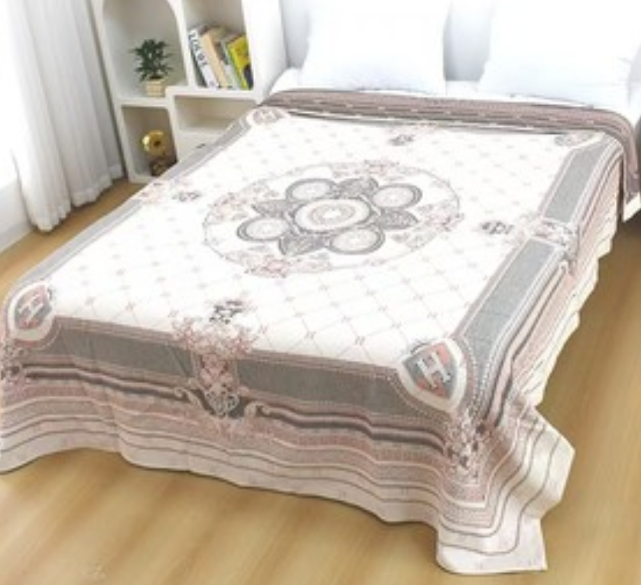 法布琳娜-灰粉色四季毯230*250cm