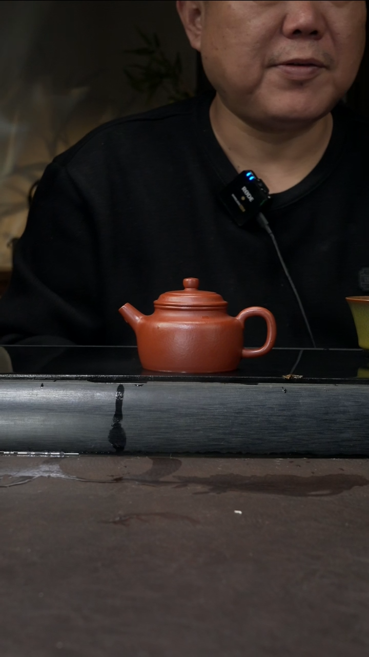 【闪购商品】紫砂茶壶德钟 朱泥 130CC 08