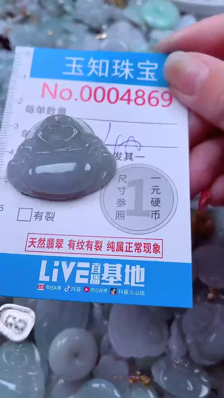 吊坠(不含链)未镶嵌翡翠4869