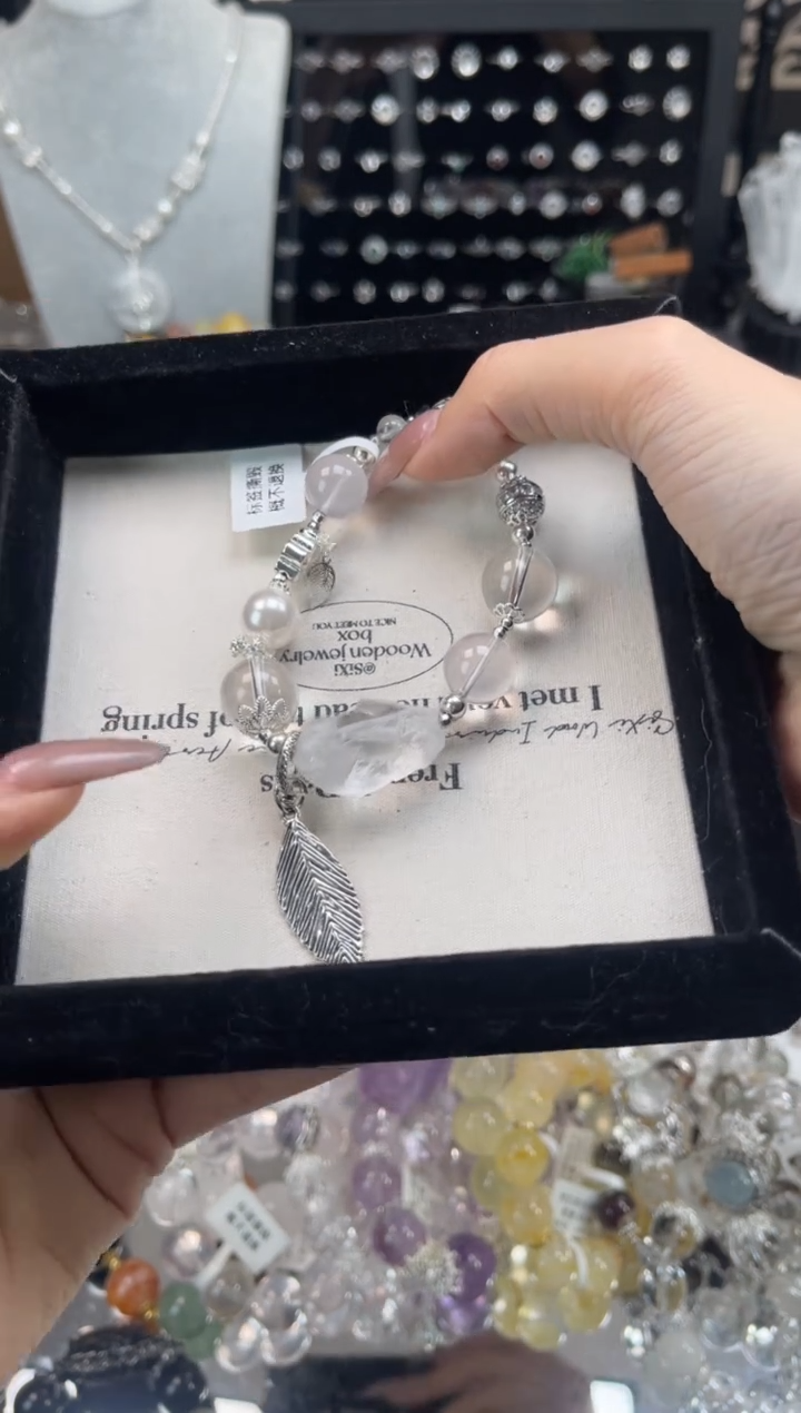 【闪购商品】水晶手链未镶嵌天然水晶 多样性发货