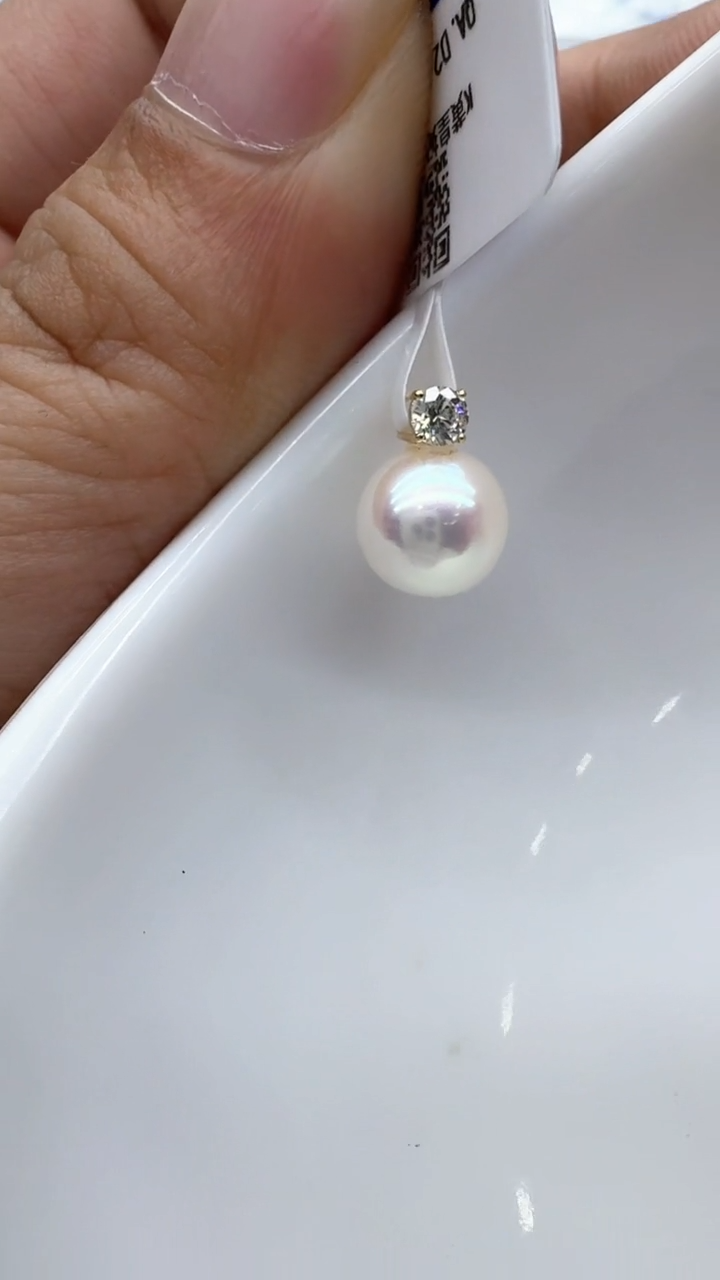 【闪购商品】海水珍珠颈饰18K金镶嵌清货