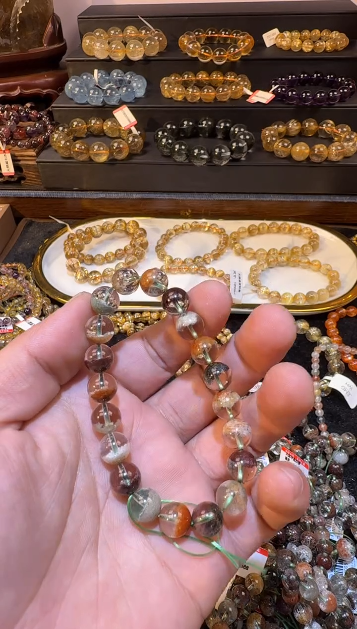 未镶嵌手链水晶范***凉SJ-659四季幽灵你9cm+