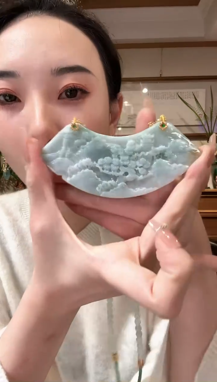 【闪购商品】翡翠颈饰未镶嵌国风