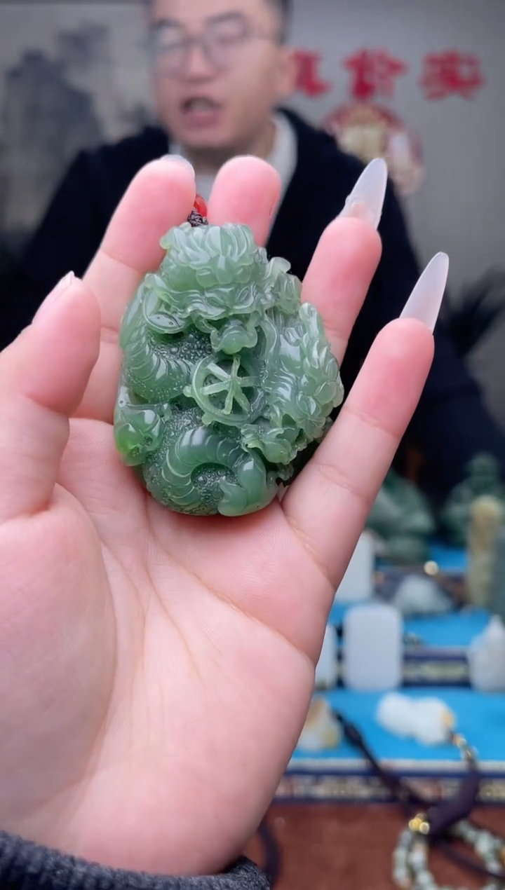 【闪购商品】和田玉未镶嵌挂件1