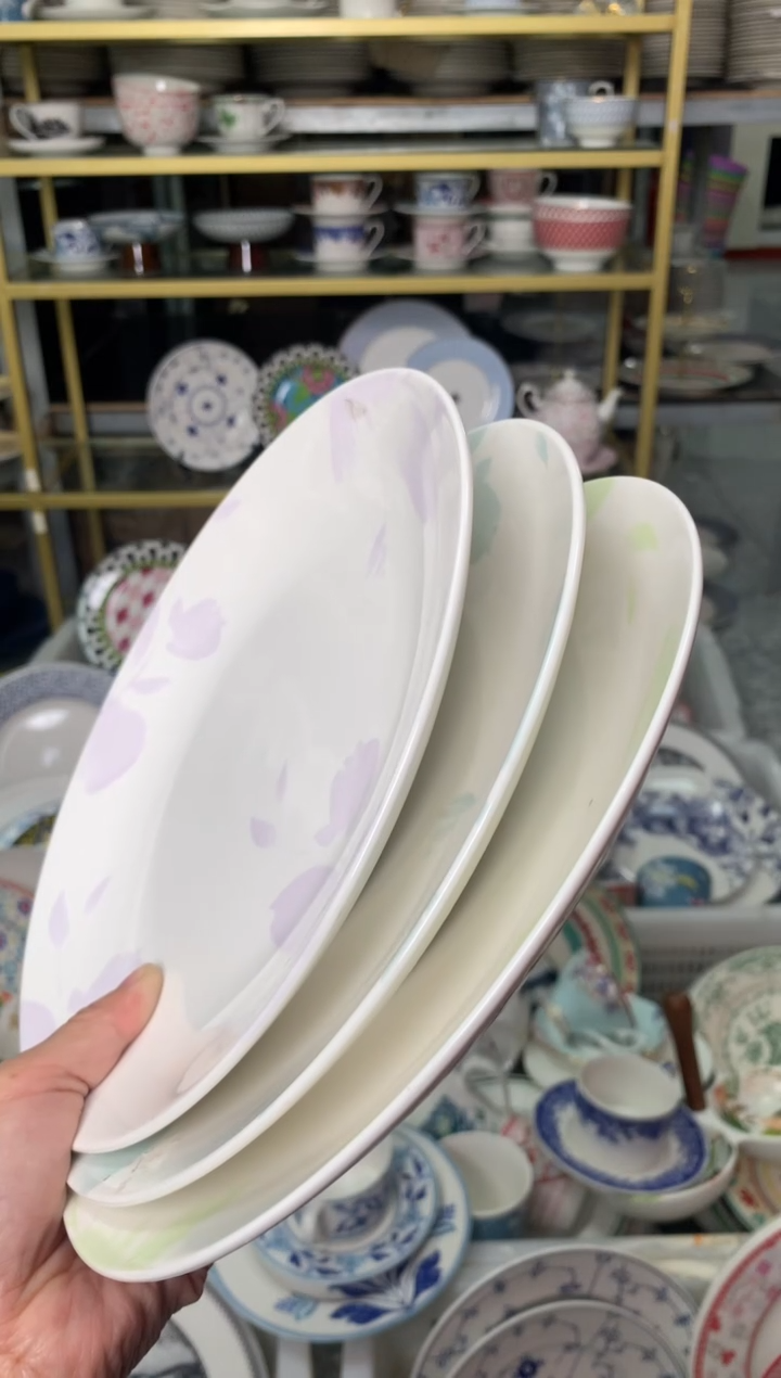 【闪购商品】瓷片CC951陶瓷没有完美无瑕陶瓷3个9寸