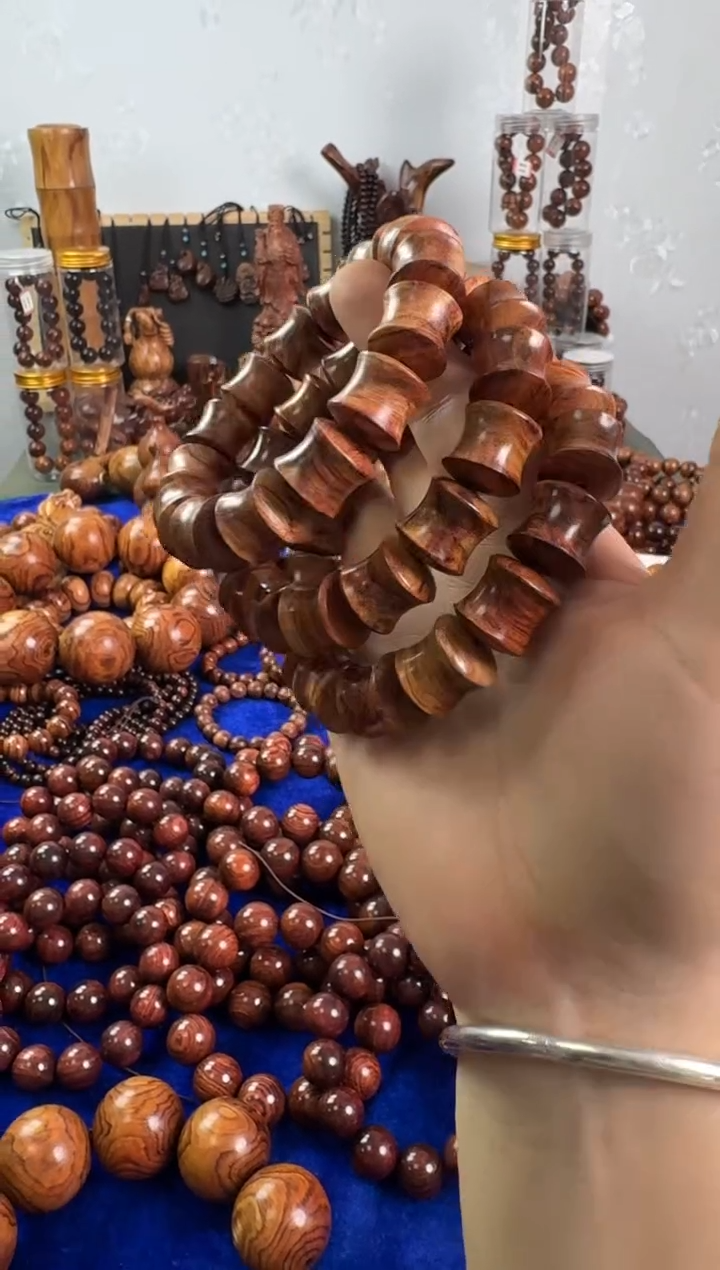 手串/手链黄花梨/降香黄檀正宗海黄竹节手串