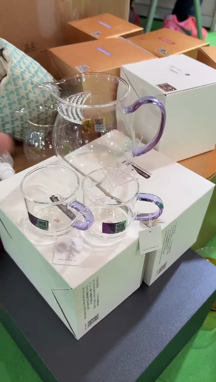 禾器-观禄煮茶器-浅紫色+禾器逸杯浅紫色2个