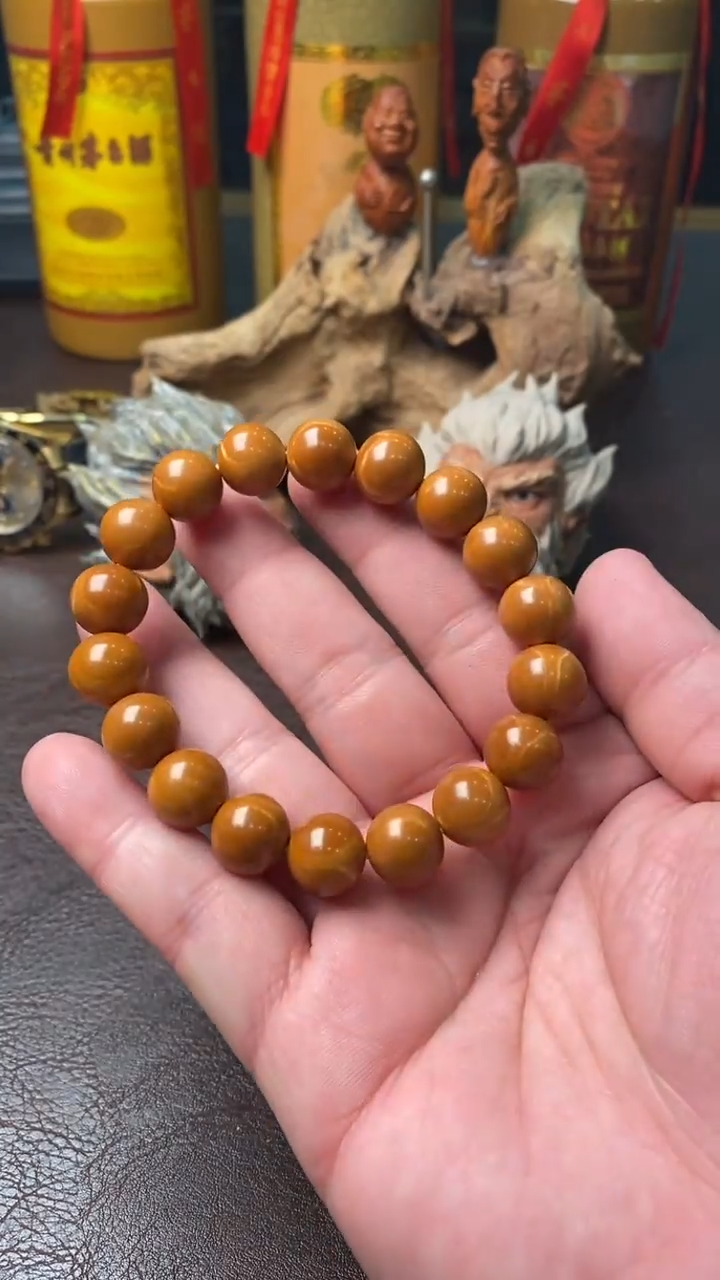 【闪购商品】橄榄核手串/手链14-铁核光珠手串一条