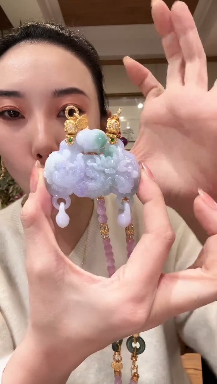 【闪购商品】翡翠颈饰未镶嵌国风