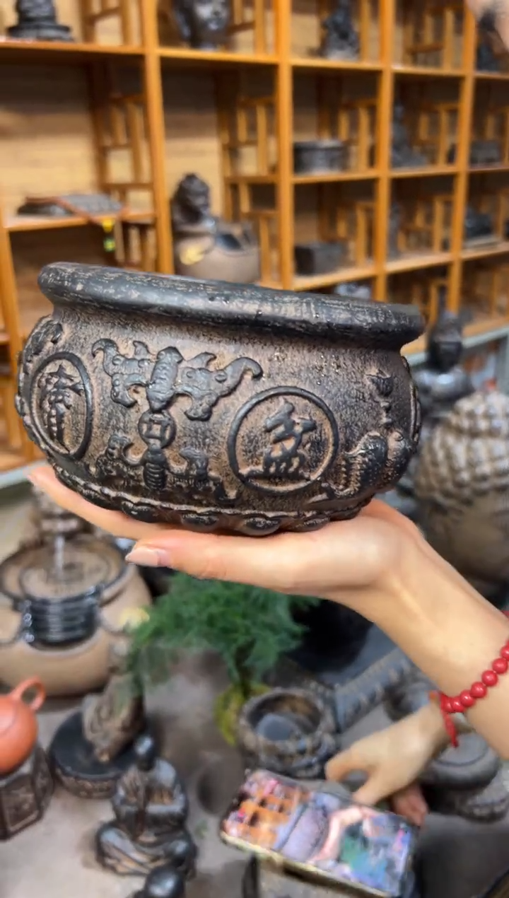 陶土【火山泥】聚宝盆