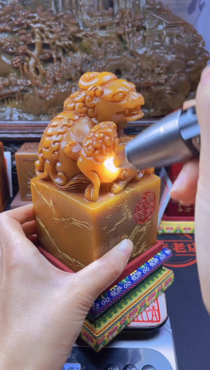 【闪购商品】寿山石印石田黄古兽玺