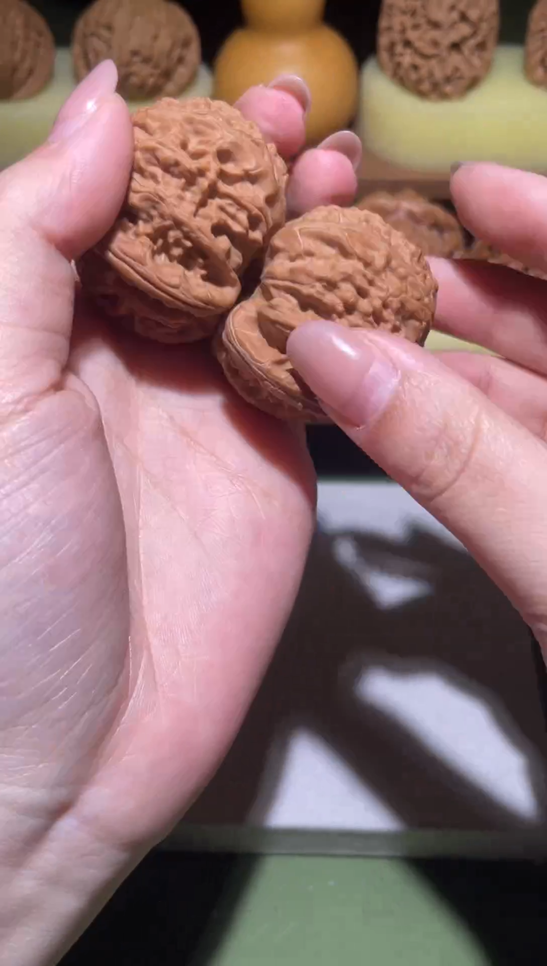 把件文玩核桃吾*闷白