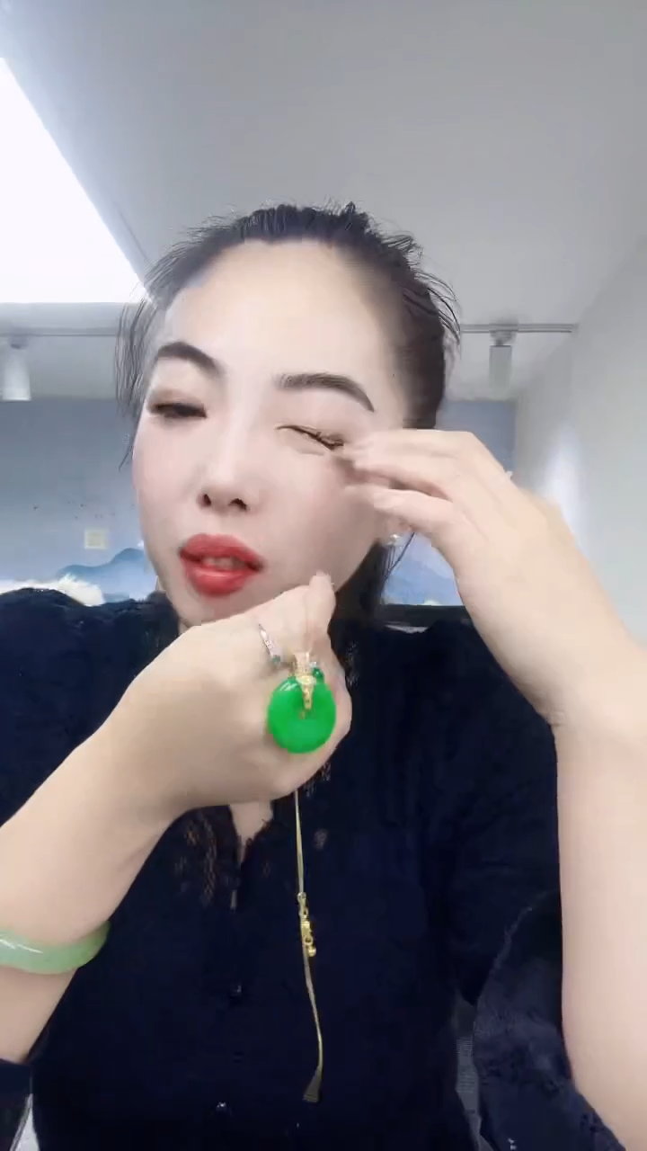 【闪购商品】石英质玉颈饰合金马来玉平安扣