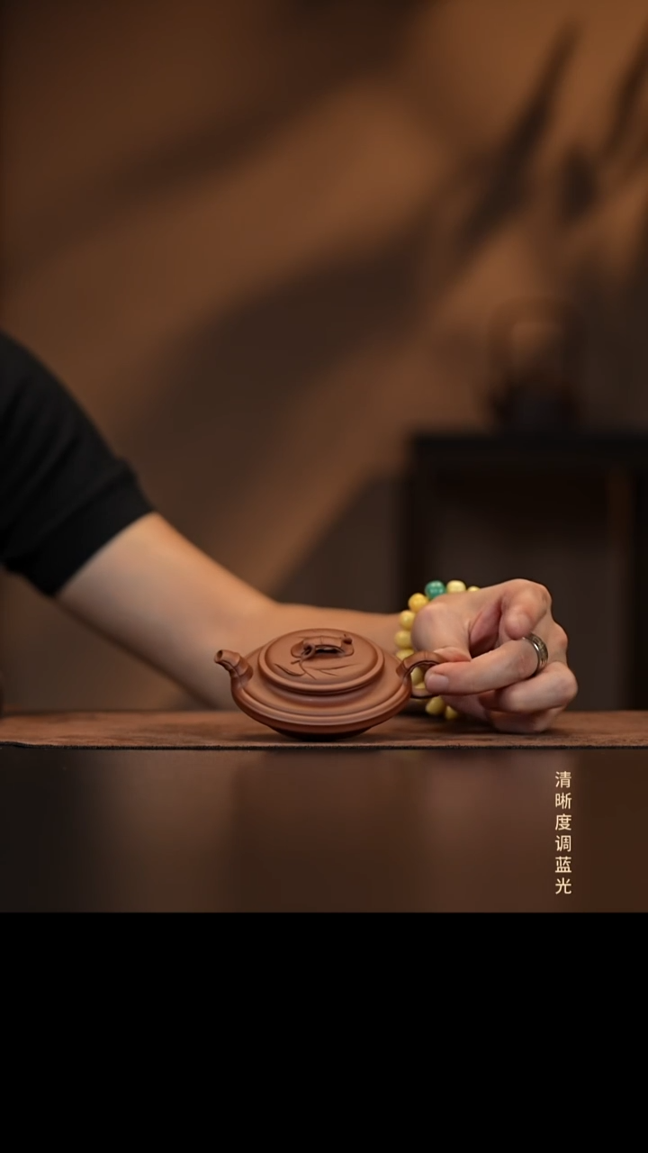 允禾斋 紫砂壶  竹节壶