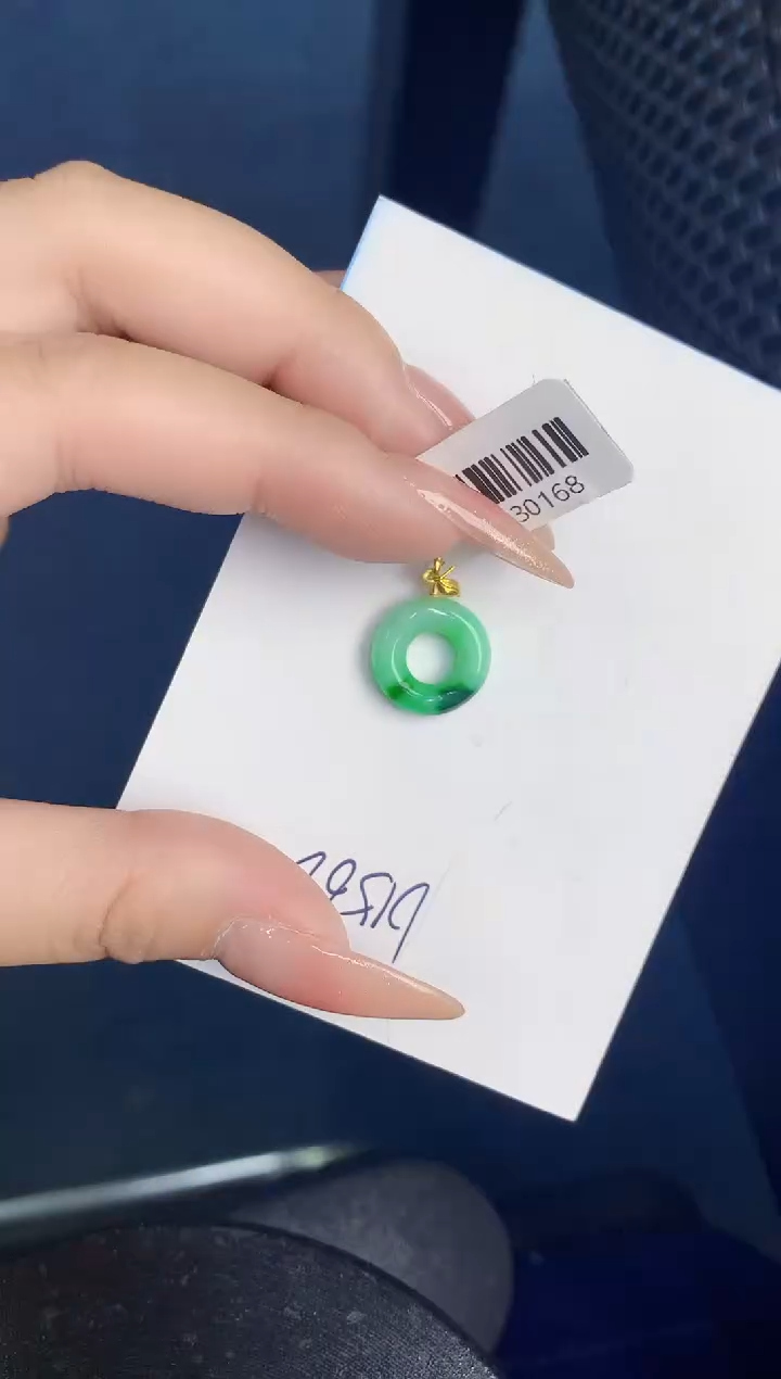 【闪购商品】翡翠颈饰18K金镶嵌000000000