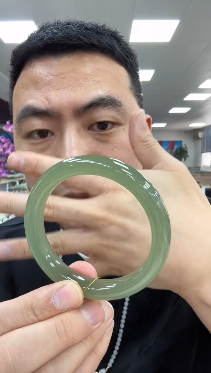 未镶嵌手镯和田玉59.5  007