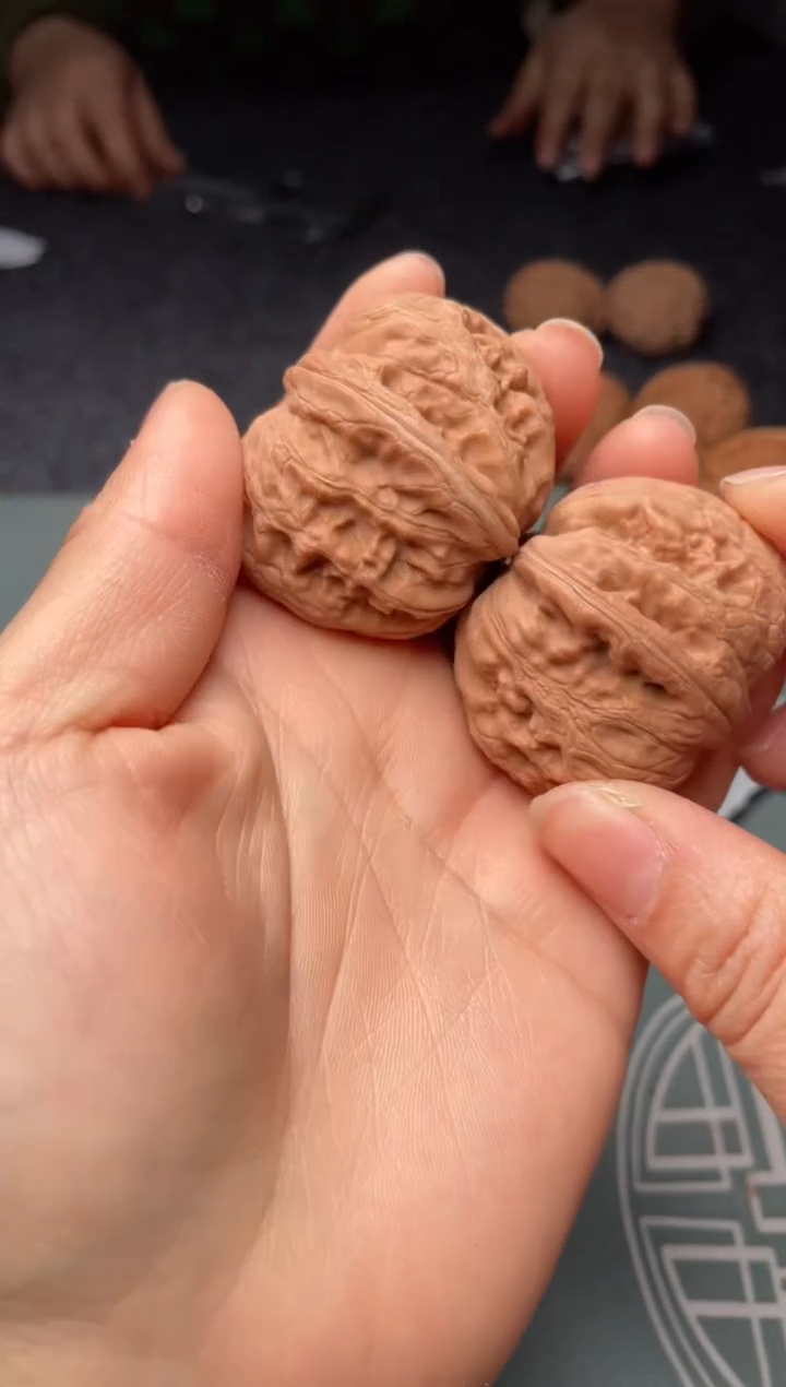 把件文玩核桃w345  元宝  小水尖 43尺