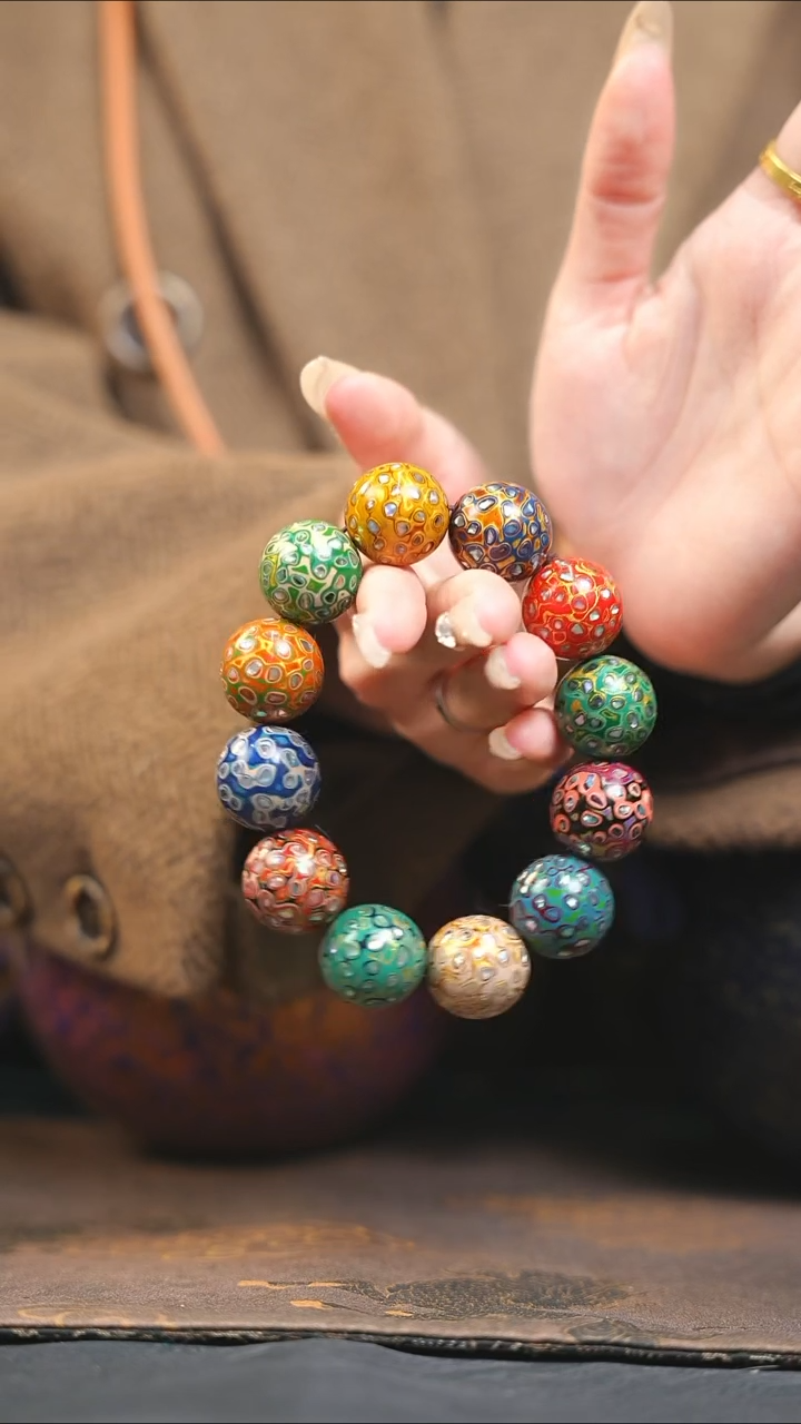 【闪购商品】紫光檀多宝螺钿手串（2.0）