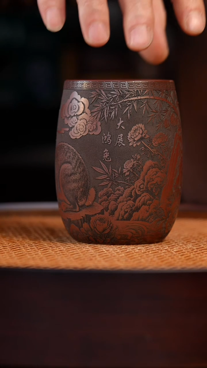茶杯紫砂宜兴全手工紫砂杯