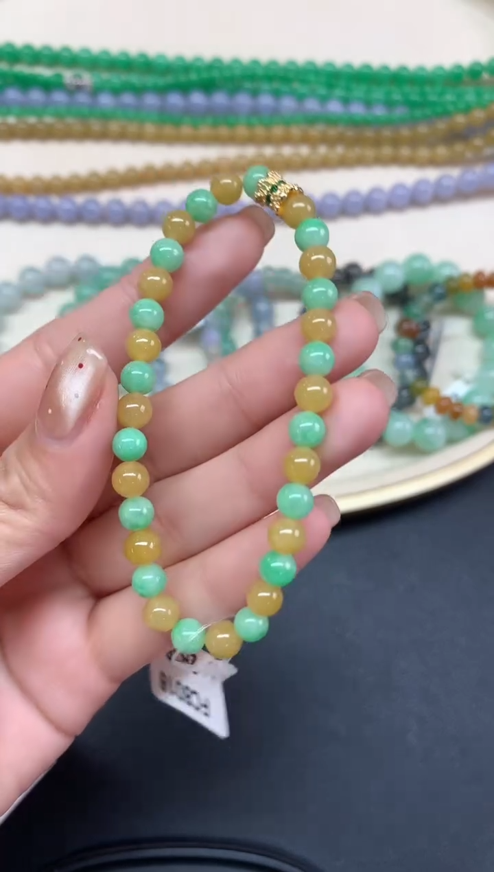 【闪购商品】翡翠手链未镶嵌手串A480|980