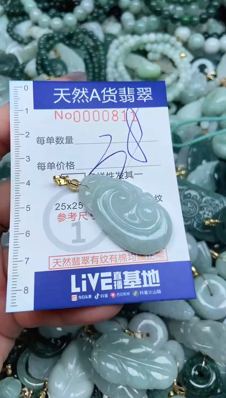 【闪购商品】翡翠吊坠(不含链)未镶嵌翡翠
