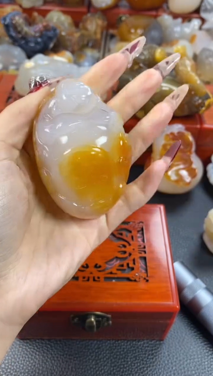 【闪购商品】玛瑙/玉髓手把未镶嵌1