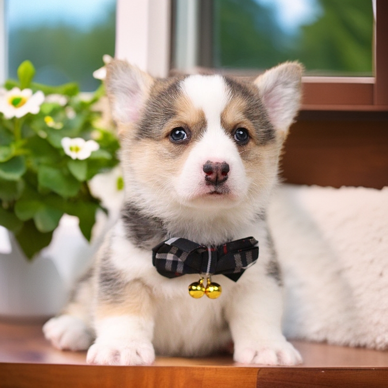 滑板 瓢总柯基大队短毛短毛柯基宠物活体狗狗