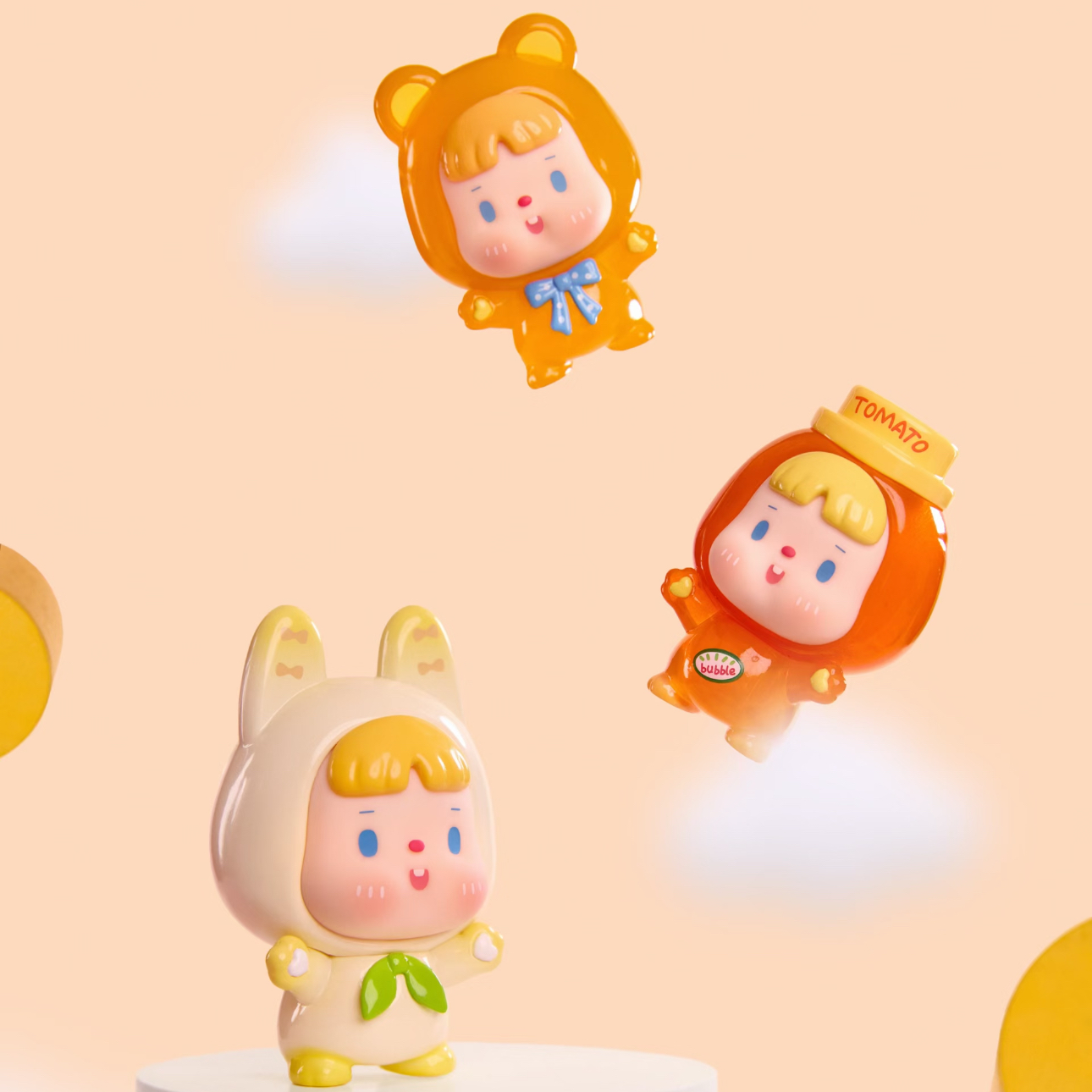 【喜喜代拆】正版SAWY思歪初代找朋友系列潮玩萌粒盲盒摆件