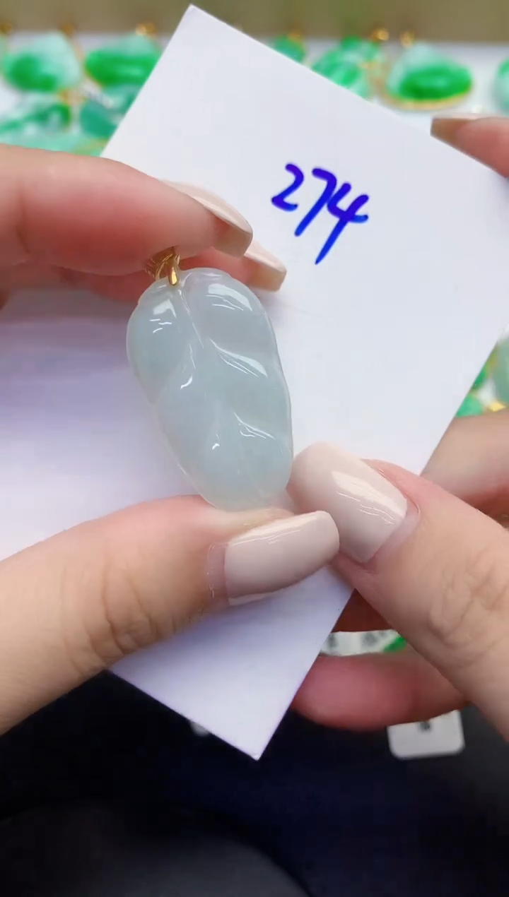 颈饰未镶嵌翡翠缅甸天然翡翠A货