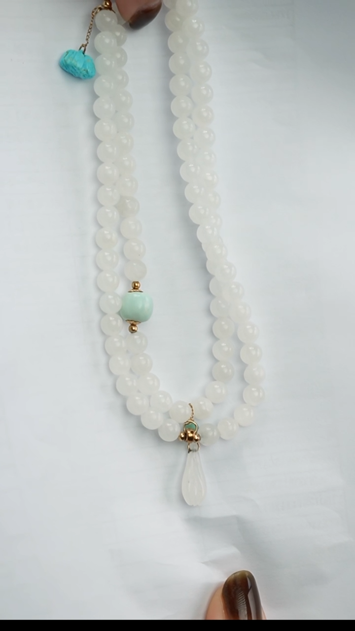 【闪购商品】和田玉项链合金3圈手链