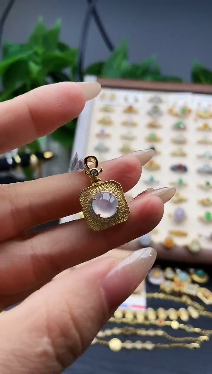 银S925镶嵌戒指翡翠12