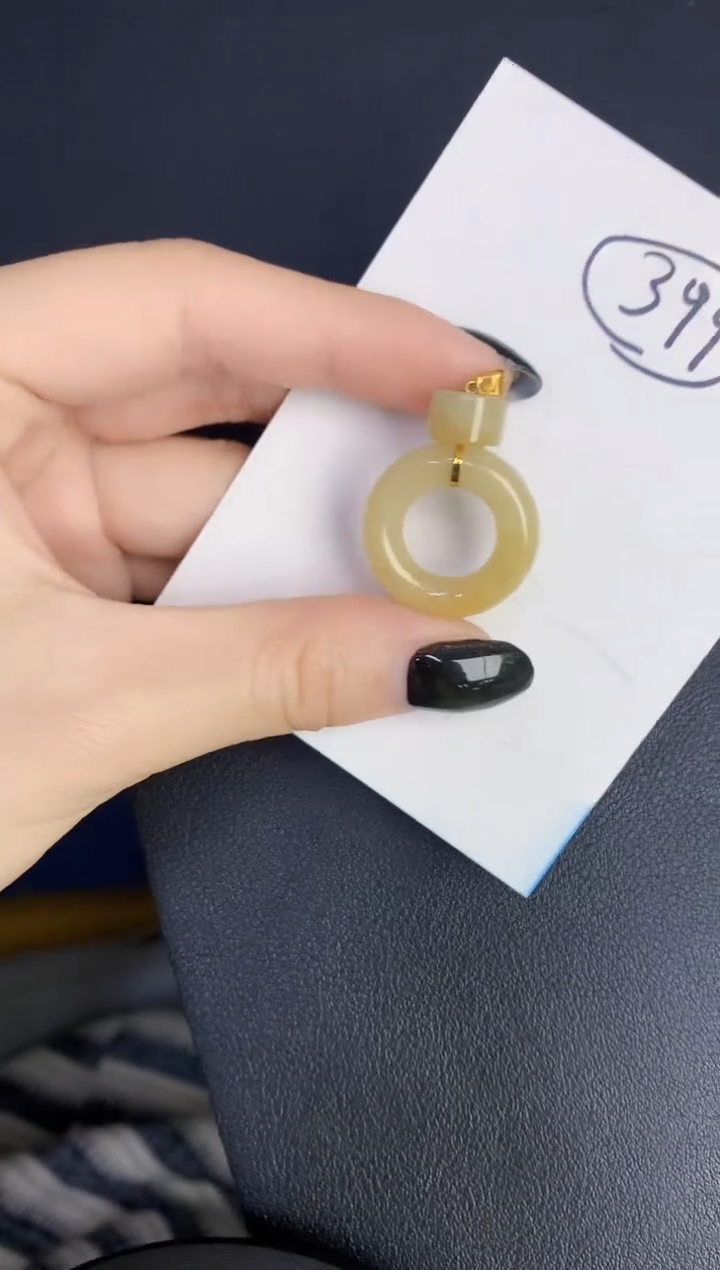 【闪购商品】翡翠18K金镶嵌颈饰0000000000