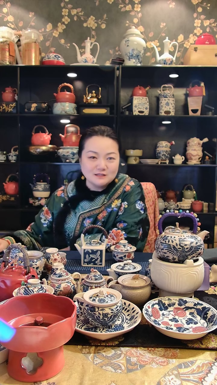 【闪购商品】茶具壶2件套手绘手工