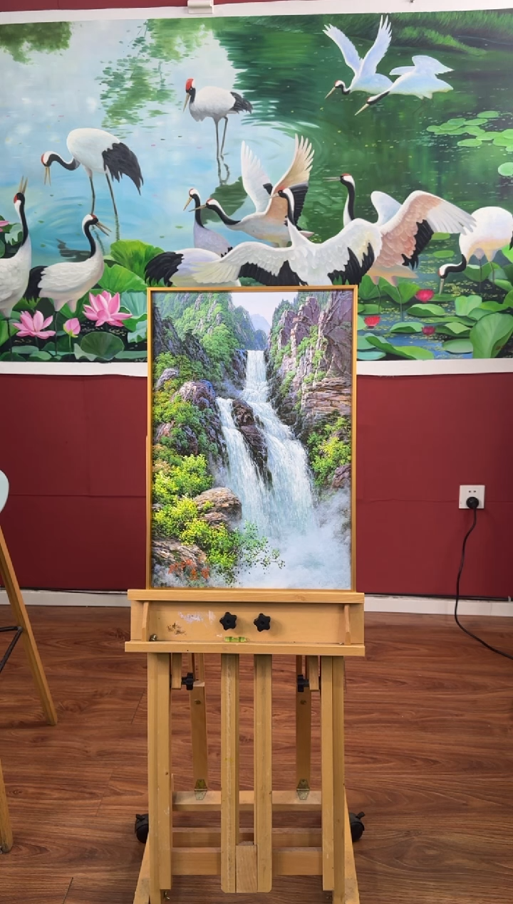 油画【163号】约53*35cm丨朝鲜原创纯手绘孤品油画丨顺丰包邮